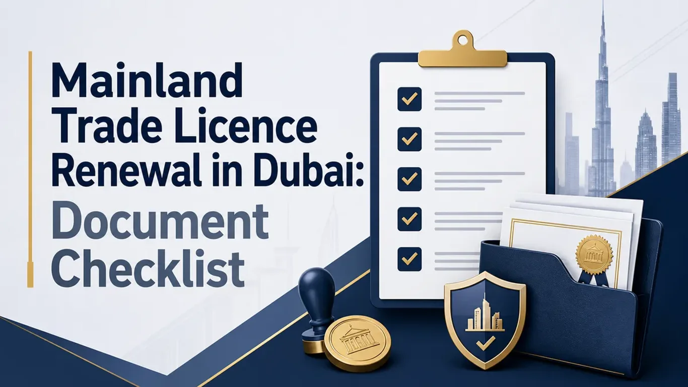 Mainland Trade Licence Renewal in Dubai: Document Checklist featured image